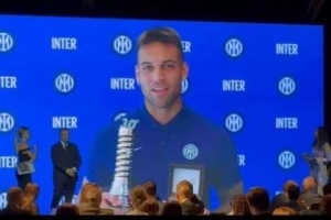 九游用户-劳塔罗获意甲绅士奖：很高兴连续两年获奖，感谢为我投票的球迷们